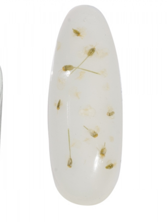 Гель-лак для ногтей с белыми сухоцветами Dry Flowers Sofiprofi Dry Flowers, 5 мл